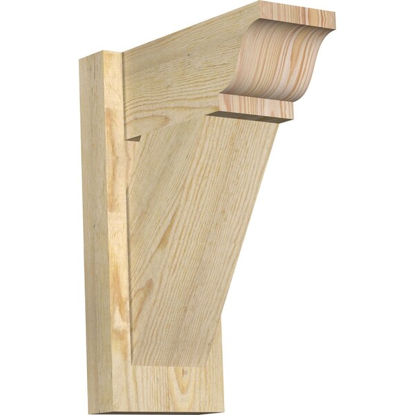 Ekena Millwork Traditional Traditional Rough Sawn Outlooker, Douglas Fir, 6"W x 12"D x 16"H OUT06X12X16TRA01RDF - main